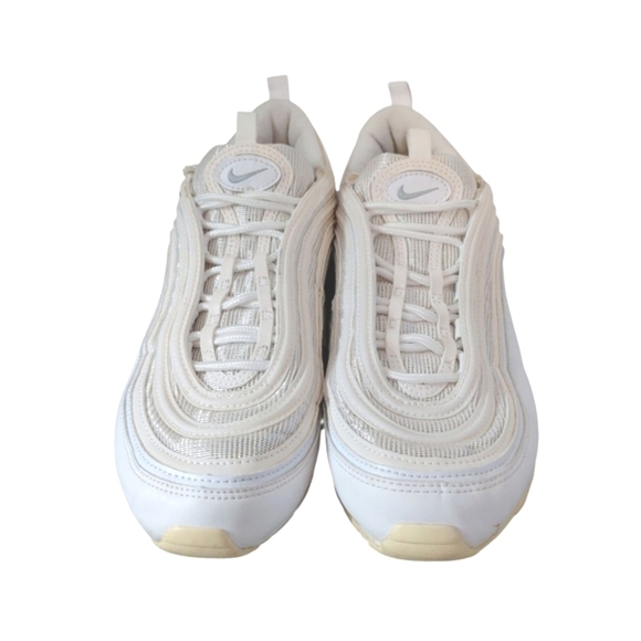 NIKE Air Max Sneakers Women's White Tennis Shoes Size 9.5 - Picture 6 of 12